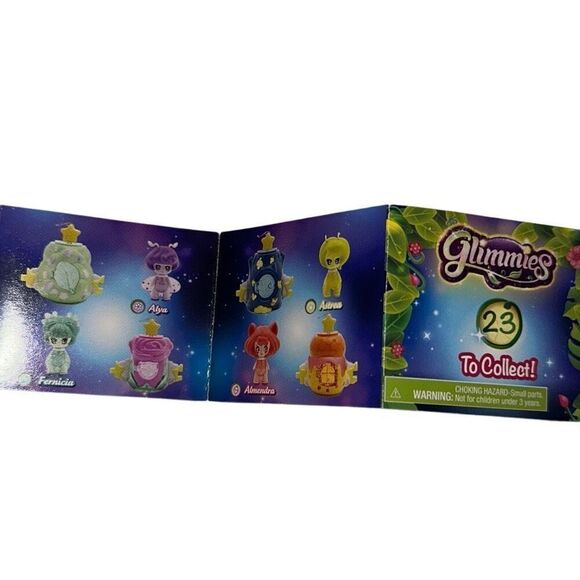 Glimmies Pink house With Green Glimmie Magically Lights Up Toy Kids 5" - Picture 6 of 14